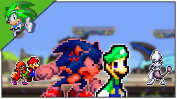 Interrupting a Smash Bros Match ( Super Smash Bros Sprite Animation )