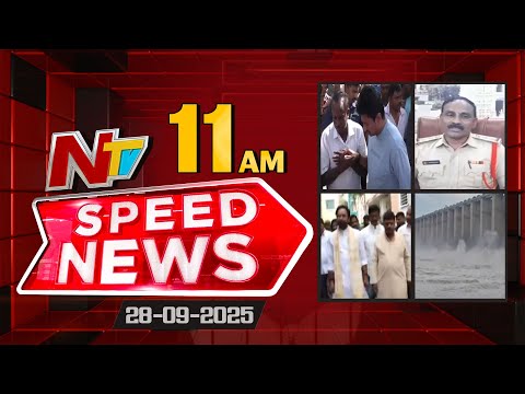 Speed News | 11 AM News Headlines | 28-09-2025 | NTV Telugu - NTVTELUGU