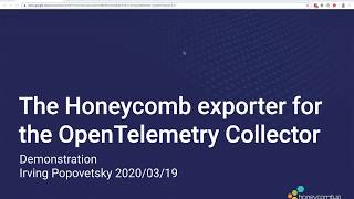 Honeycomb OpenTelemetry Collector Demo