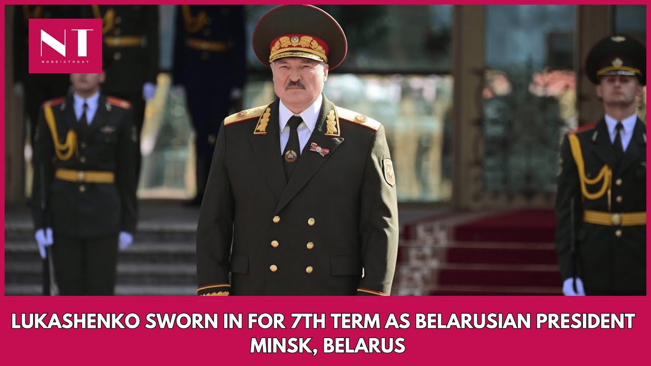 Live: Lukashenko Sworn in for Seventh Term | Belarus Presidential Inauguration