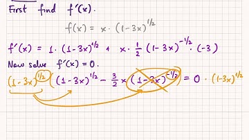 Math 135 Section 3.7... Find where tangent line is horizontal