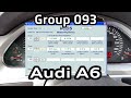 Группа 93 - проверка состояния цепей ГРМ Audi A6 C6 Vag-Com / Group 093 checking the timing chains