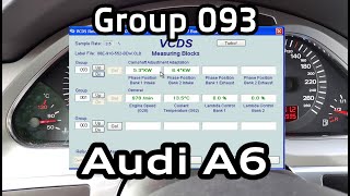 Group 93 - checking the condition of the timing chains Audi A6 C6 Vag-Com