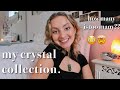 MY CRYSTAL COLLECTION | how to start, cleanse + set intentions with them