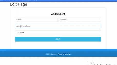 Laravel 6 CRUD SYSTEM || Practicing Purpose || Preview