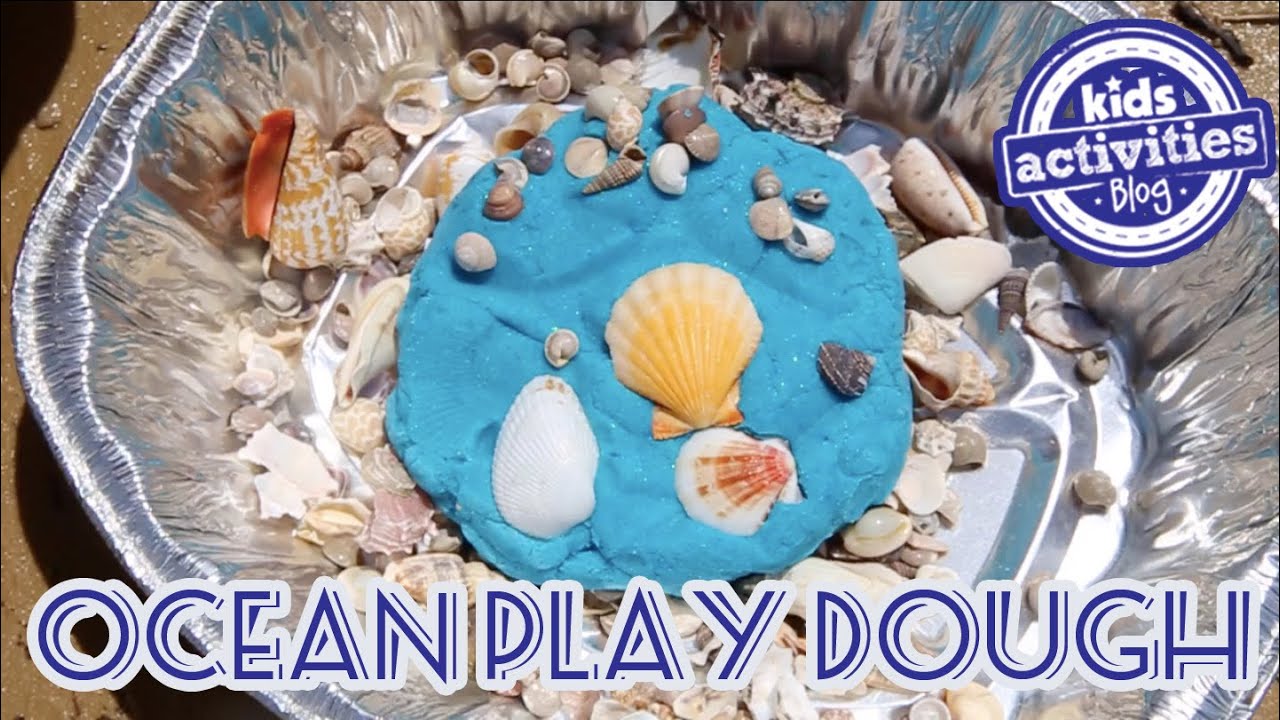 Ocean Play Dough Fun DIY Play Recipe! YouTube