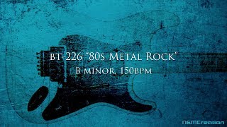 80s Metal/Rock Backing Track in Bm | BT-226 chords