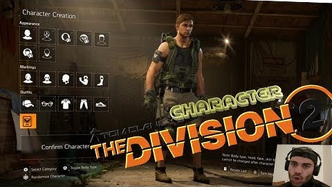 THE DIVISION 2 - HOW TO CREATE A CHARACTER - PS4