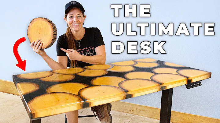 Make a Sitting Standing Desk From a Tree Limb! | H...