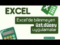 #excel 'de Bilinmeyen Üst Düzey Uygulamalar | Mutlaka Öğrenmelisin | @oguzhancolak