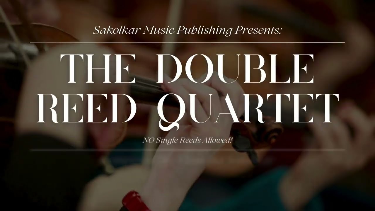 The Double Reed Quartet by Vasudha Sakolkar- MIDI Score Video