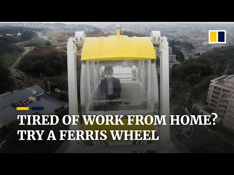 Japanese theme park opens Ferris wheel for remote workers during coronavirus pandemic