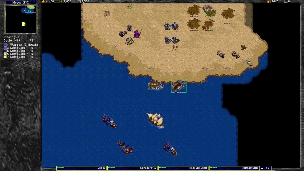 Warcraft 2 - wargus custom campaign
