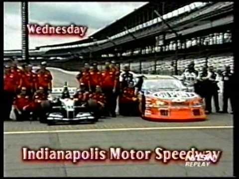 NASCAR Formula 1 Jeff Gordon and Montoya Car swap Indianapolis 2003