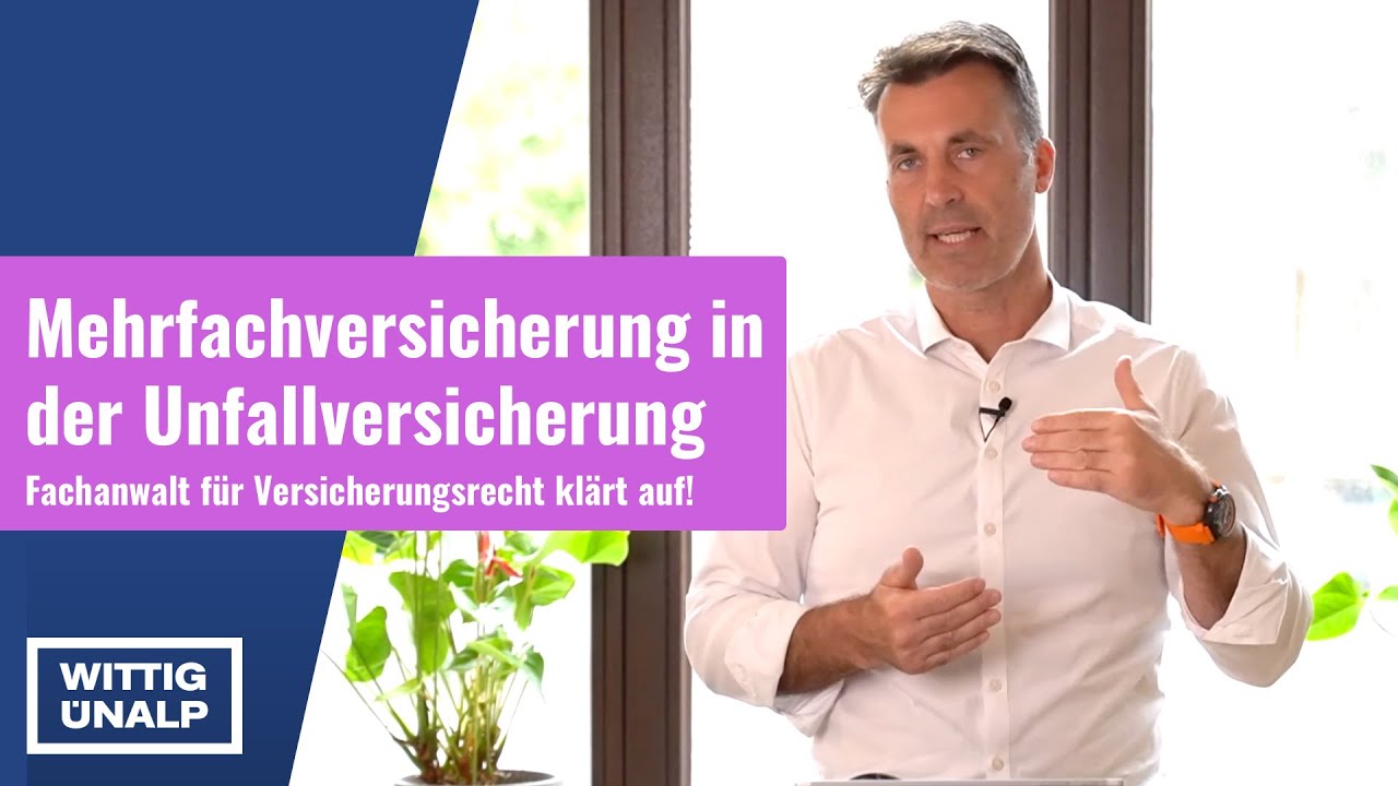 Update Mehrfachversicherung in der Unfallversicherung und die maximale Versicherungssumme