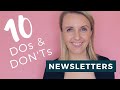 10 DOs & DON’Ts of EMAIL NEWSLETTERS | Your Guide To Increase Email Open Rates!