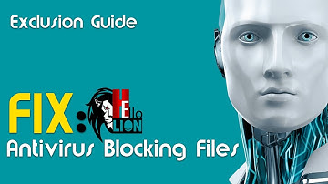 Fix: How to Allow Antivirus Blocking Files ESET 2021