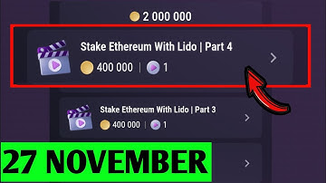 Stake Ethereum With Lido | Part 4 | Tapswap Code | Stake Ethereum with Lido: Instant Rewards