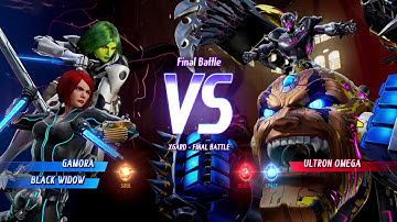 MARVEL VS. CAPCOM: INFINITE Gamora,Black Widow Gameplay In Arcade Mode