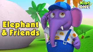 Elephant and Friends Story | English Stories for Kids | KidsOne