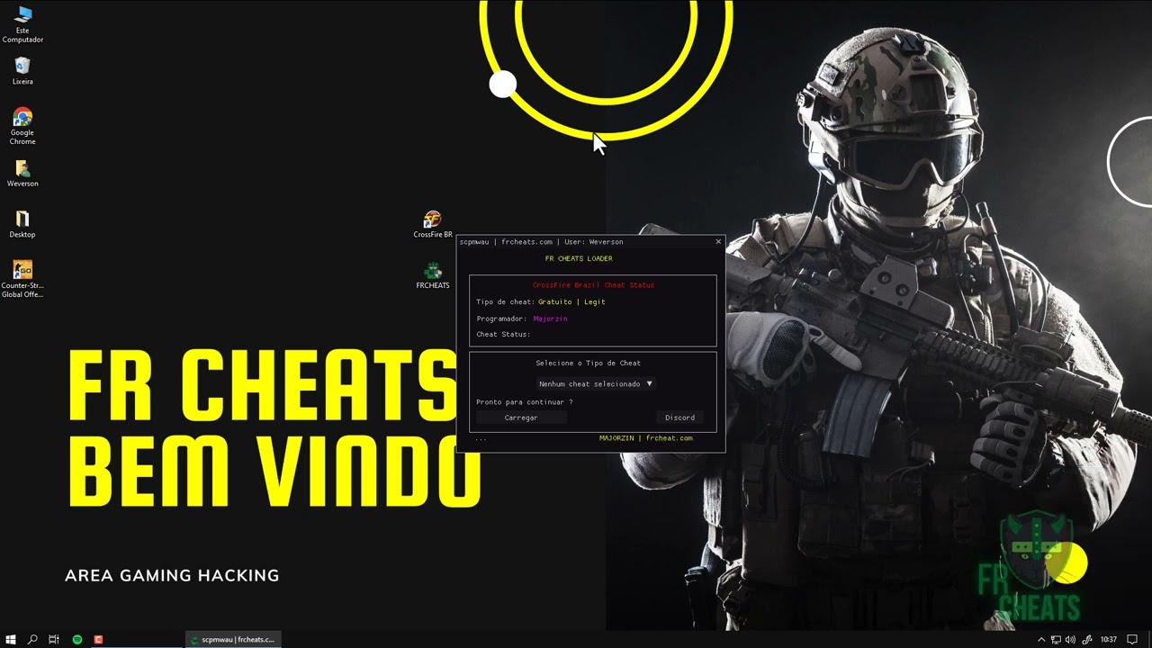 D3D MENU[Esp/Caixa/C4/Nome/Distancia/Linha/Norecoil/CrossHair++]