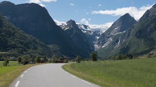 Oldedalen from Stryn (Norway)  Indoor Cycling Training