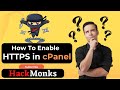 Forcing http to https redirect in cpanel  secure your website