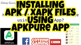 HOW TO INSTALL APK / XAPK FILES USING APKPure APP | GUIDE | ENGLISH SUBTITLE screenshot 4