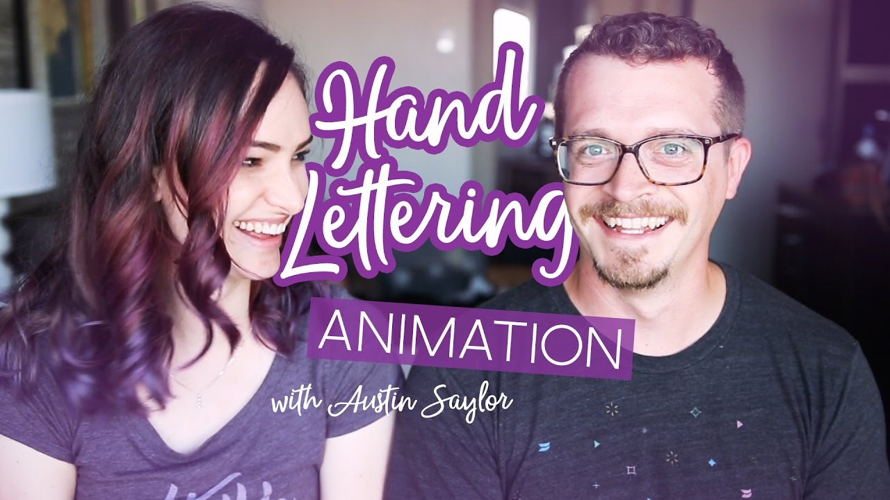 Hand Lettering Animation Process - Design Chat with Austin Saylor - YouTube