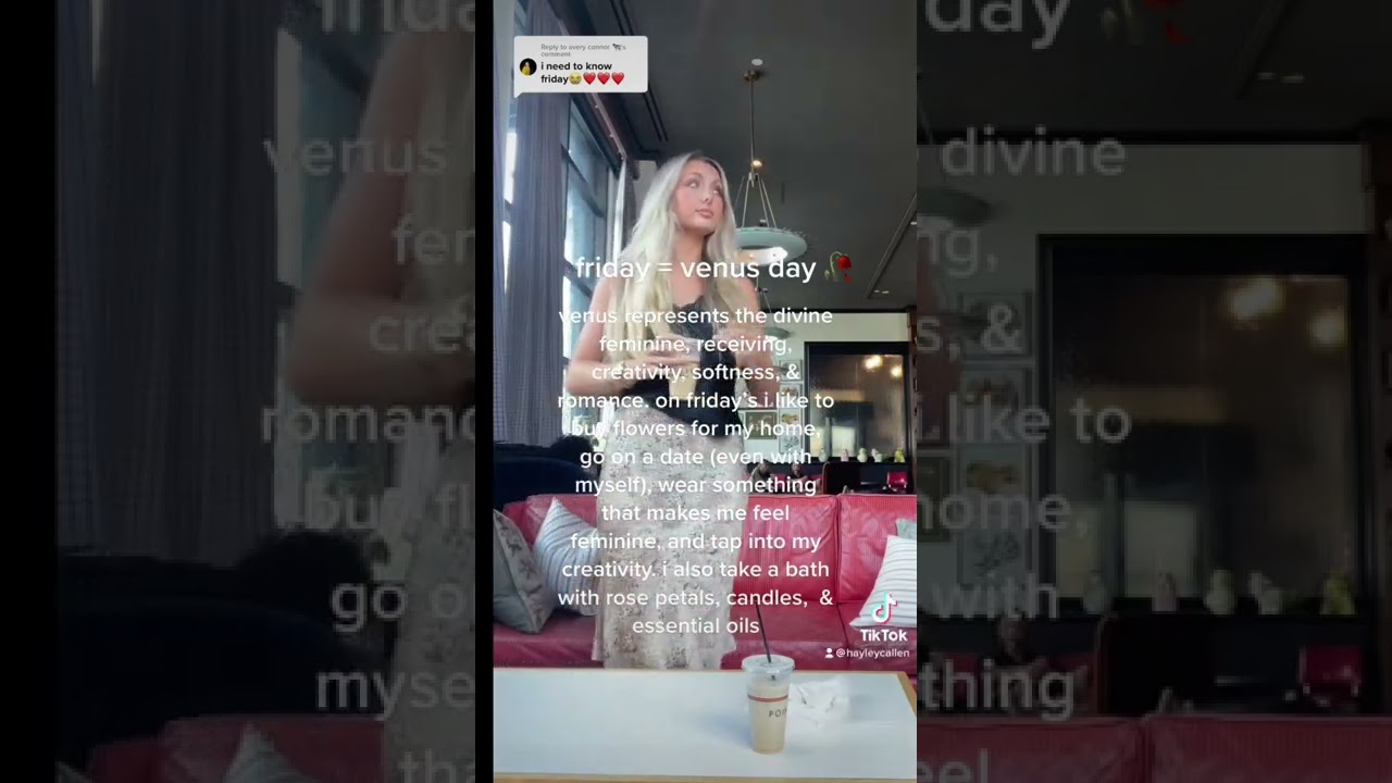 friday = venus day 🥀 