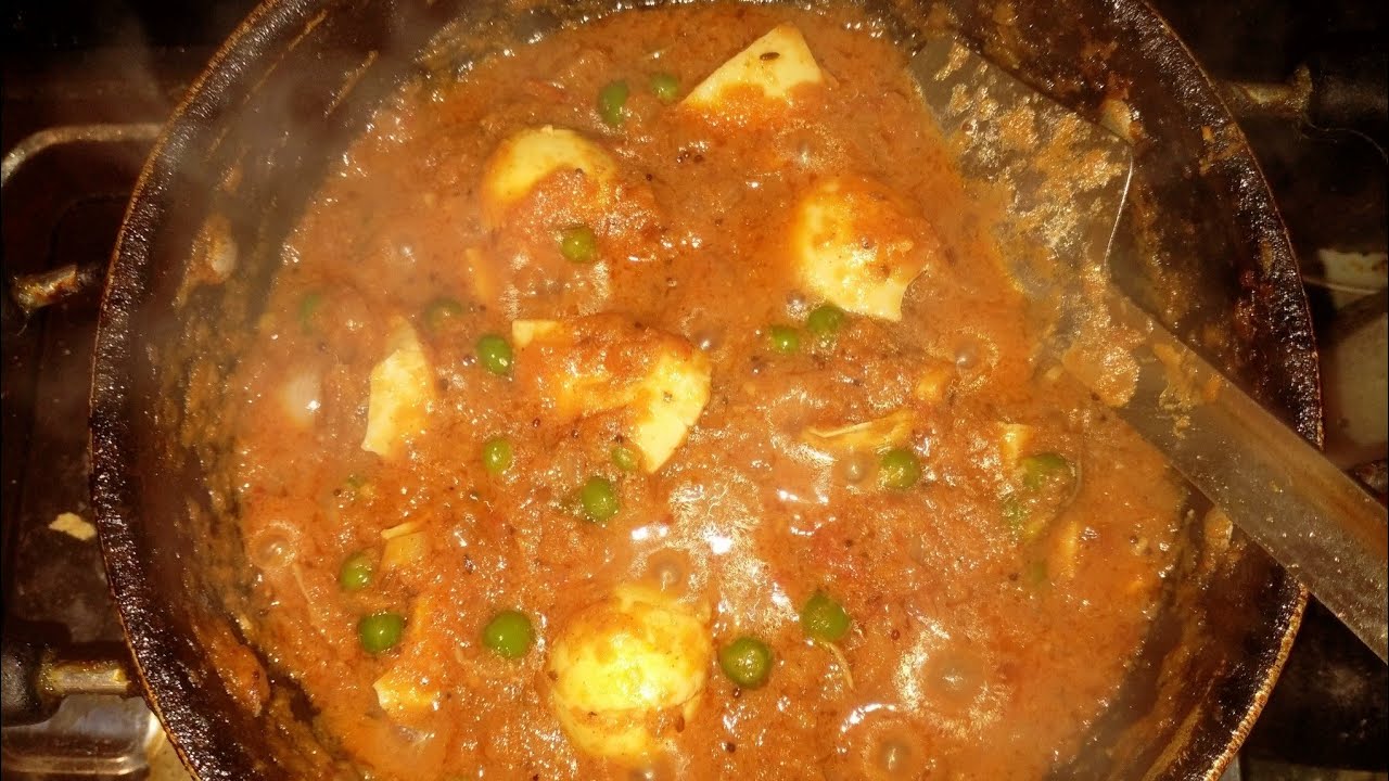 Ande egg anda anda batani curry
