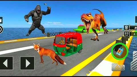 Offroad Auto Rickshaw Driving Simulator 2022 - Passenger Tuk Tuk Driv Gameing - Android GamePlay #52