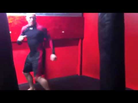 Joe Rogan teaches GSP the turning side kick