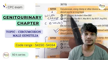 Genitourinary chapter ll topic - circumcision ll #cpcexam #aapc #icd #medicalcoding #cpc #exam #cpt