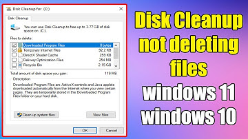 How to fix Disk Cleanup not deleting files in Windows 11 or 11