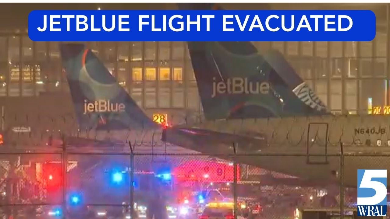 JetBlue Flight evacuated after engine failure, reports of smoke in ...