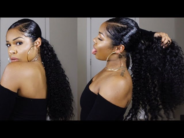 Pinterest | Weave ponytail hairstyles, Weave hairstyles, Curly hair styles
