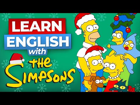 Learn English with The Simpsons | English Christmas Vocabulary & Culture