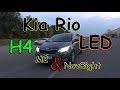 KIA RIO / LED ЛАМПЫ H4 NOVSIGHT & M2