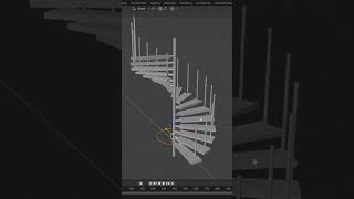 Spindel Treppe modellieren mit Blender 3.5 blendertutorialforbeginners fyp cgi