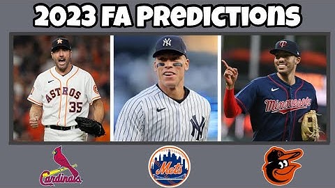 2023 MLB Free Agent Predictions😱