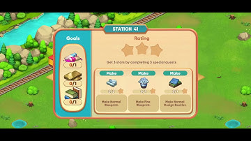 Merge Train Town #Station 41 get 3 stars