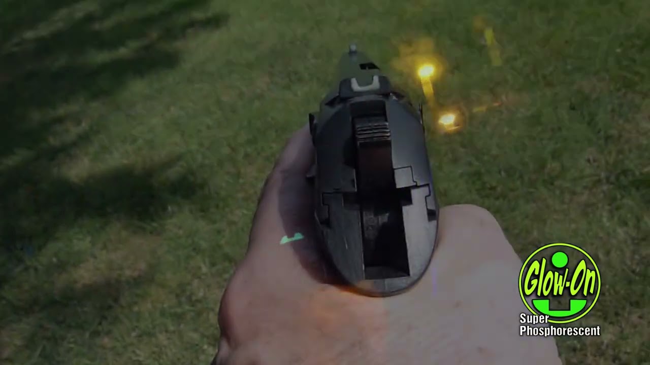 Glow-on enhances your gun sights