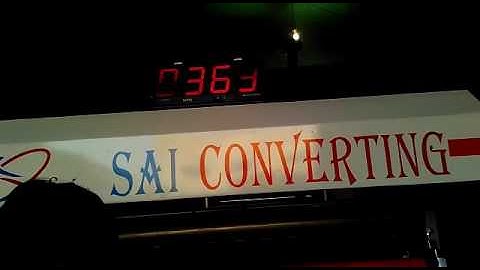 HIGH SPEED SLITTING MACHINE