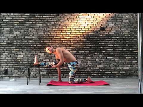 PNF and Reciprocal inhibiting splits stretches.