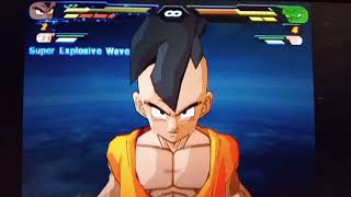 Dragon Ball Z: Budokai Tenkaichi 2: Uub & Super Saiyan 1 Goten VS. Piccolo & Super Saiyan 1 Gohan.