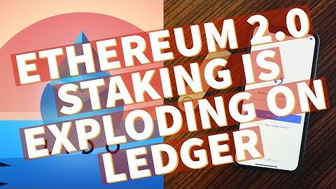 Ethereum 2.0 Staking is exploding and Ledger Live Adding Lido Is Amazingly powerful