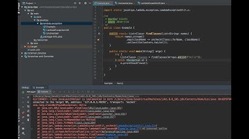 在 lambda 中如何处理异常？/ lambda exception in java 8