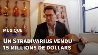 Un rare Stradivarius, vendu 15,3 millions de dollars, tutoie le record | AFP