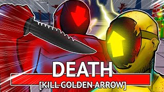 GOLDEN ARROW vs RED ARROW - THE FINAL FIGHT - Roblox The Strongest Battlegrounds